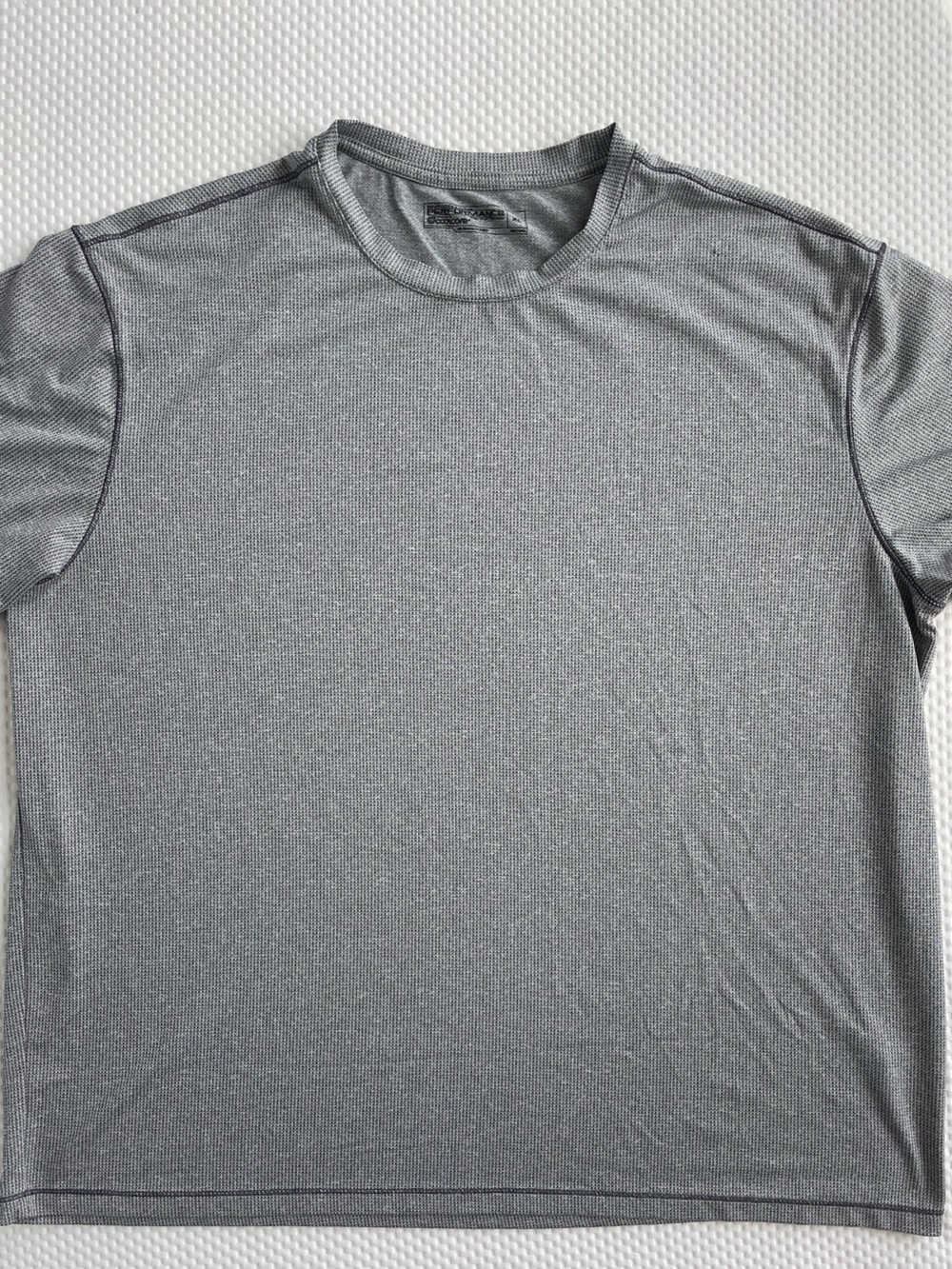 Roundtree & Yorke Heather Gray Short-Sleeve Performance Tee